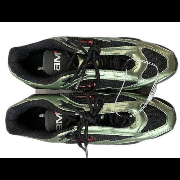 NEW Nike Air Max Muse Women Shoes Metallic Oil Green Size 12 Athletic Gym Train - Picture 9 of 10